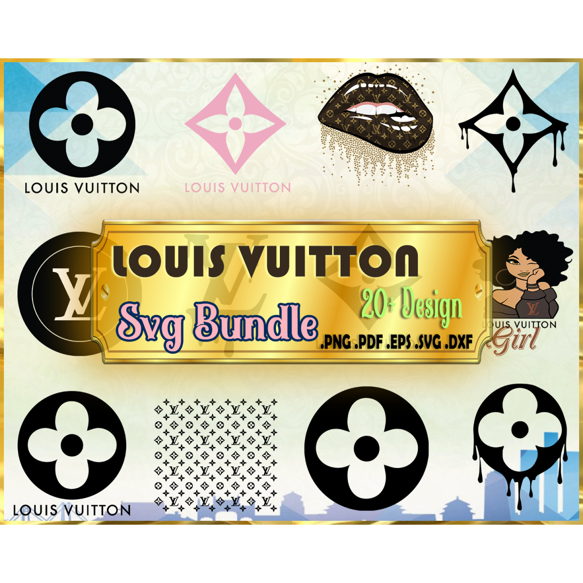 Best louis vuitton svg images