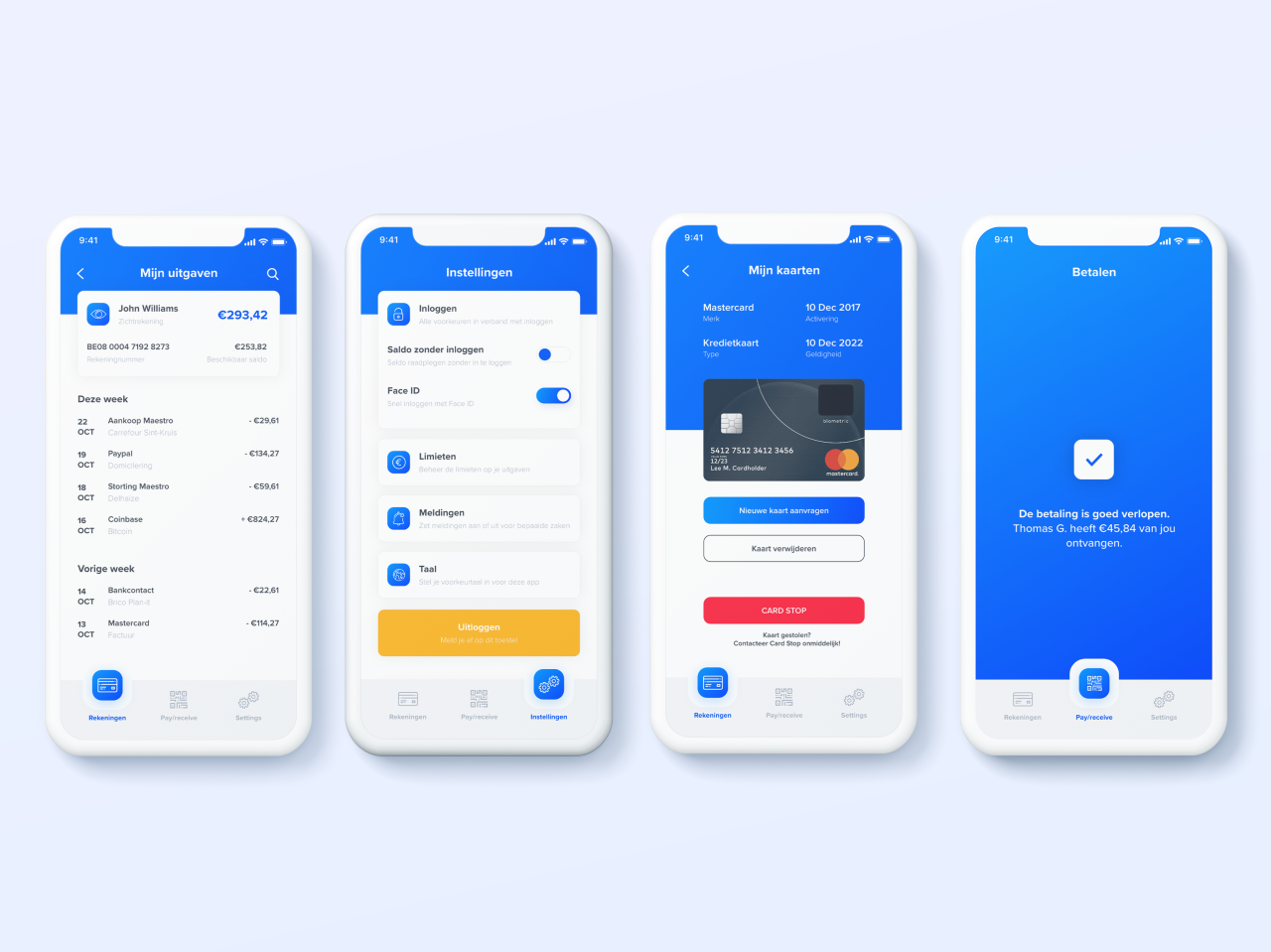 Minimal app design inspiration