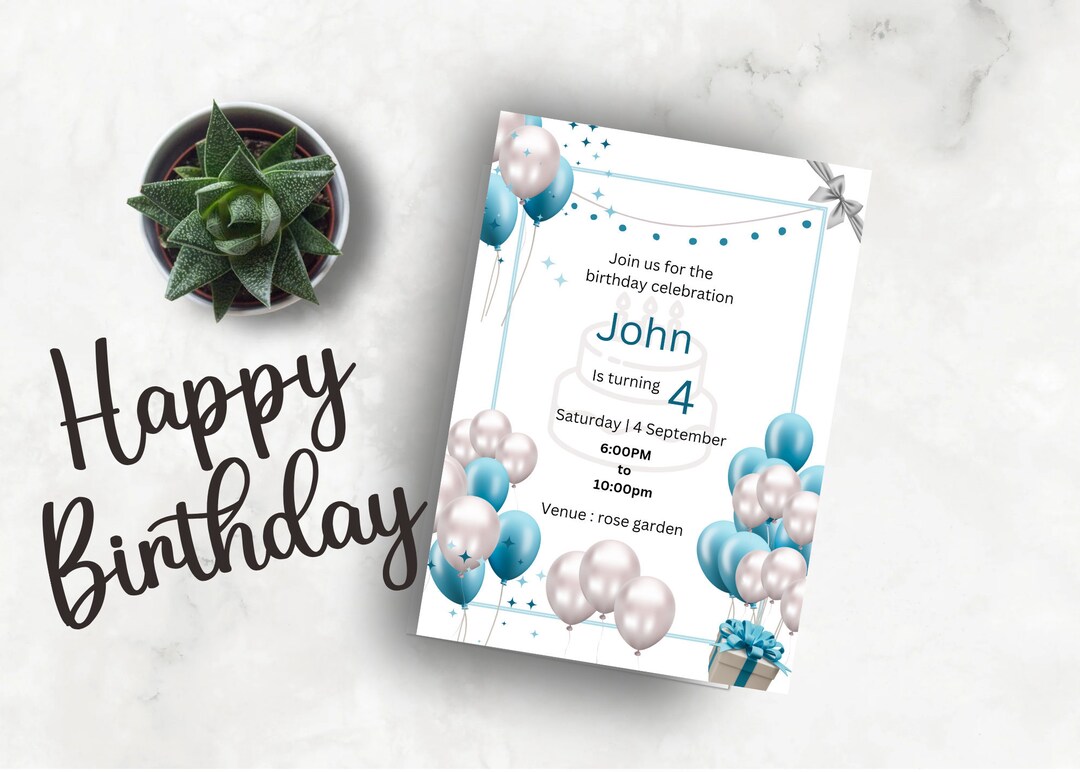 Best birthday invitation templates
