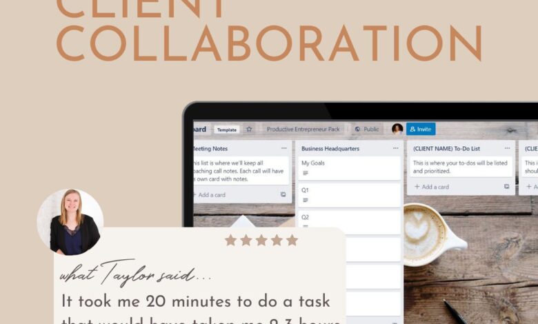 Collaboration workflow for clients