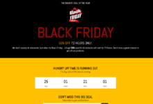 Best black friday landing pages that convert