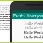 How to install fonts on android