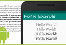 How to install fonts on android