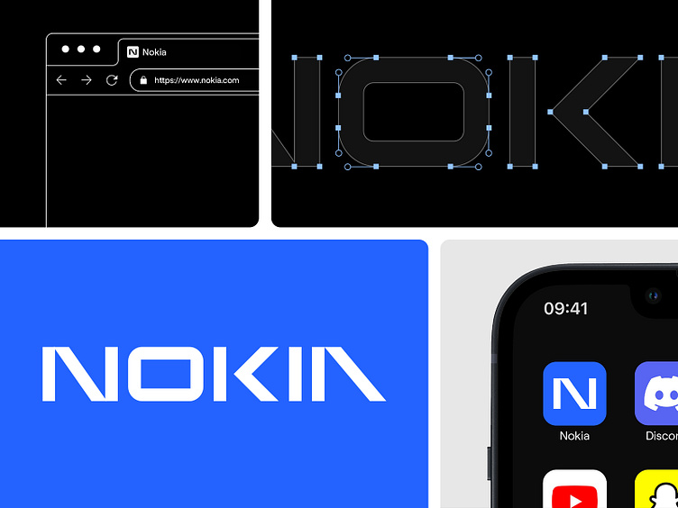 Nokia rebrand graphic designers remix logo