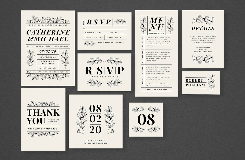 How to create wedding invitation in adobe illustrator