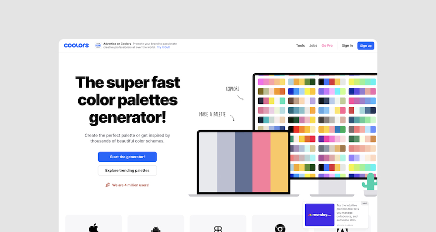 Web design resources for web professionals