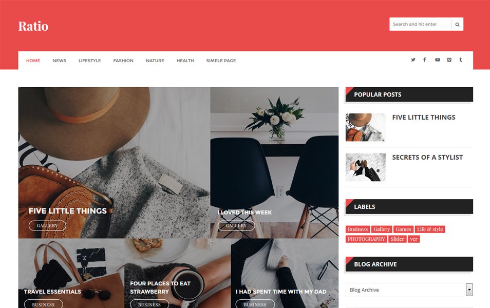 Best responsive blogspot templates