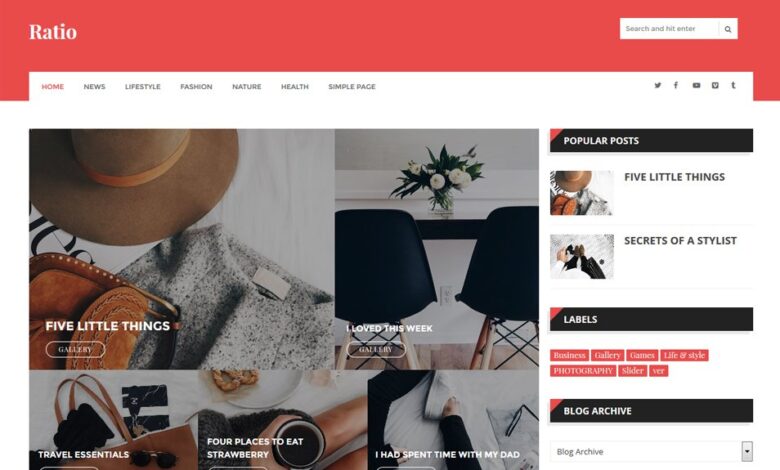 Best responsive blogspot templates