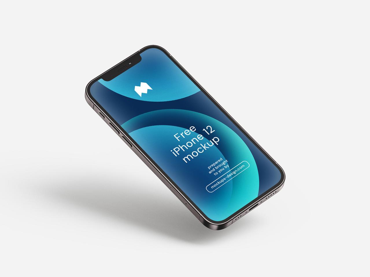 Free iphone 12 mockups templates