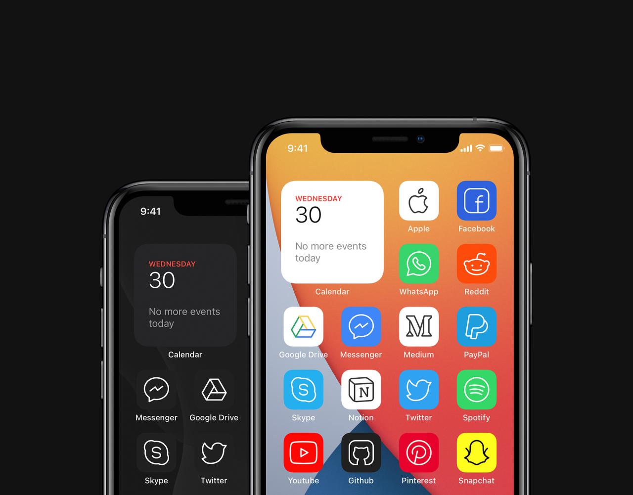 Ios14 home screen icons
