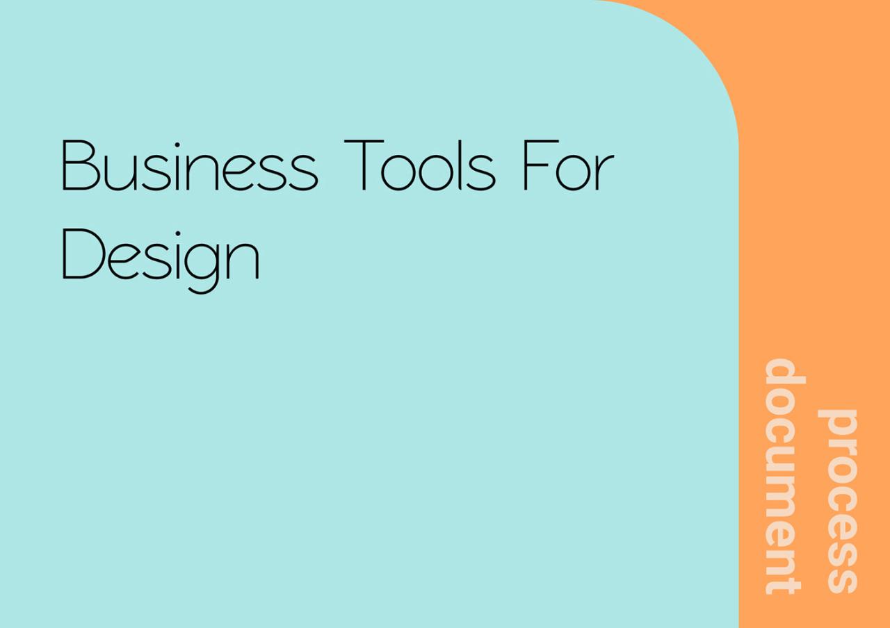 Business tools for designers