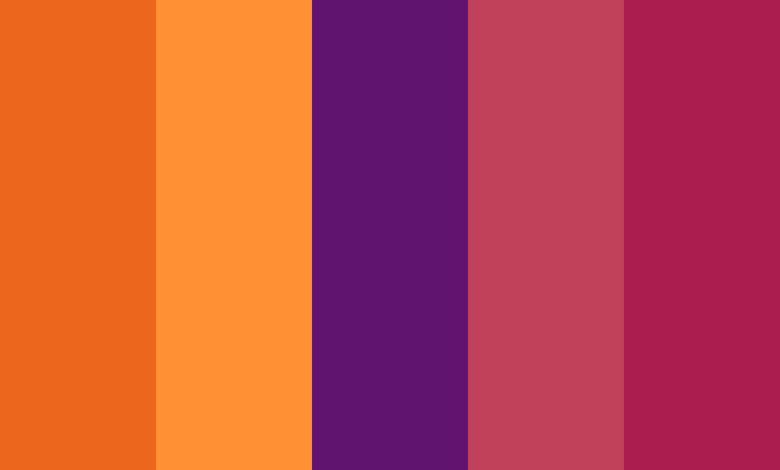 Halloween color palette interesting combinations