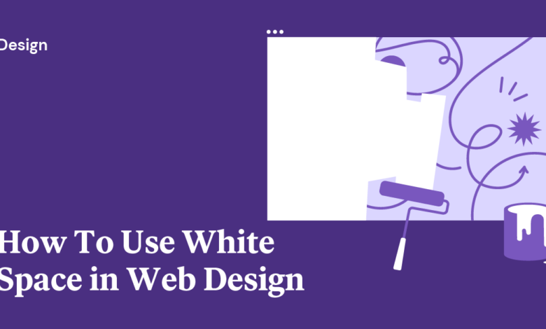 Spacing or white space within website design