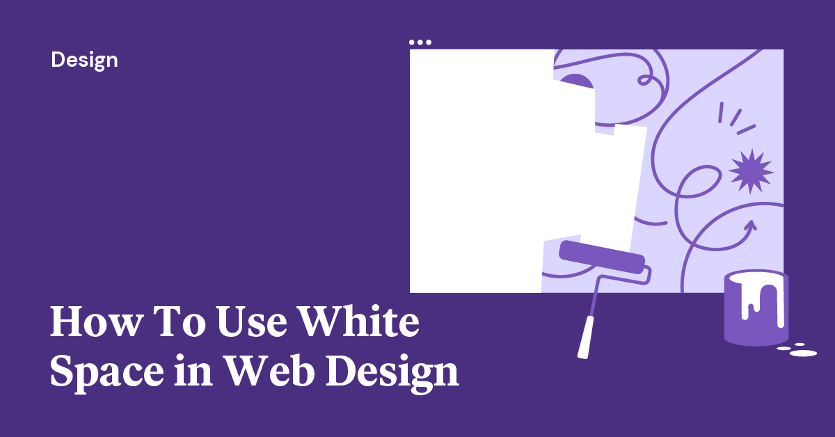 Spacing or white space within website design