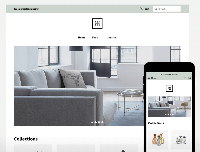 Best free shopify minimal themes