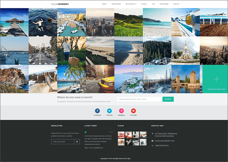 Best travel blog templates