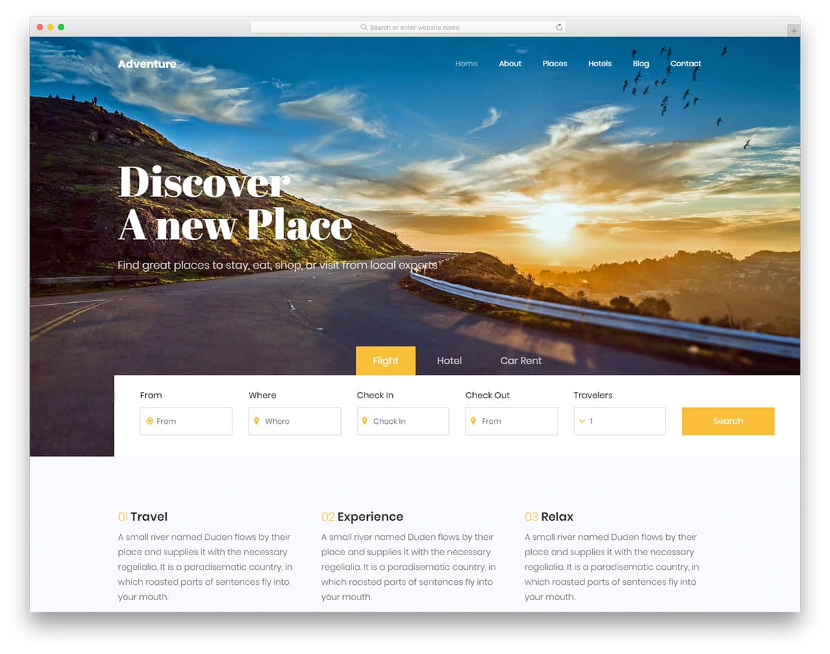Best travel blog templates