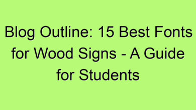 Best fonts for wood signs