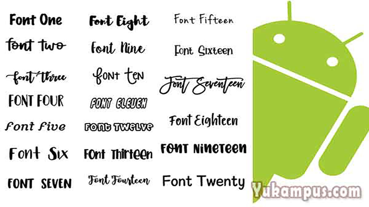 Best cute fonts for android
