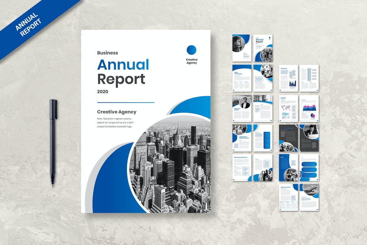 Best annual report design templates
