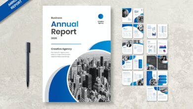 Best annual report design templates