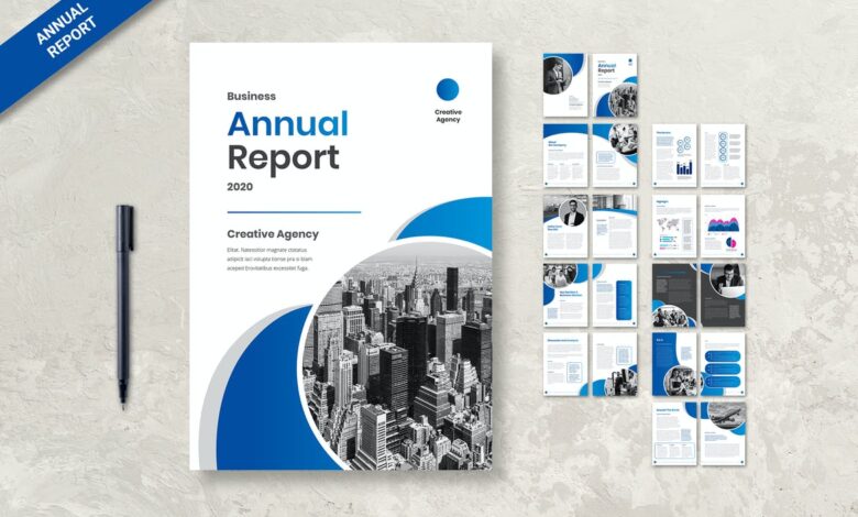 Best annual report design templates