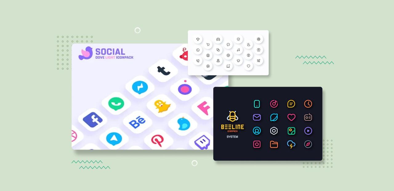 Android packs decent Free icon packs to spice up your design icon sets android icon packs compilation