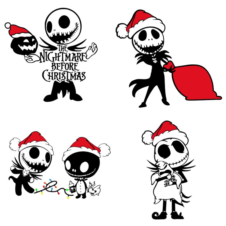 Nightmare before christmas svg images