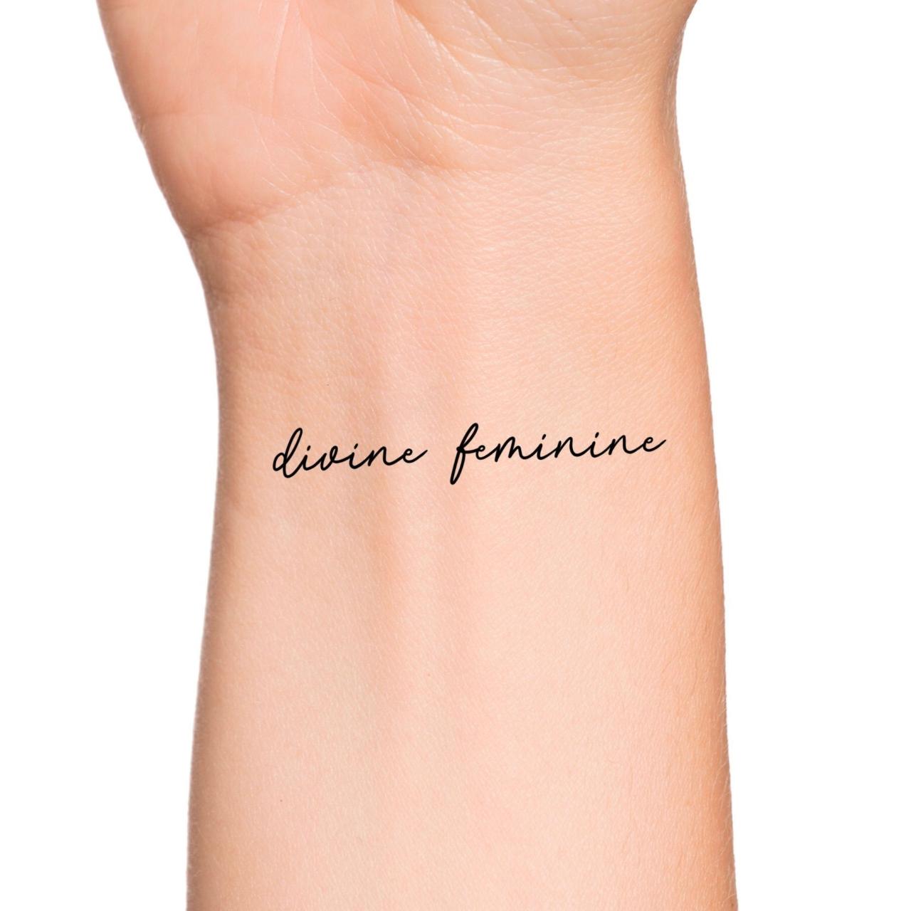 Top feminine cursive tattoo fonts