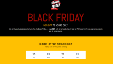 Best black friday landing pages that convert