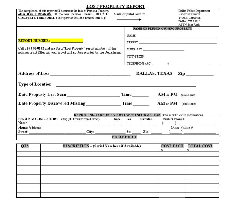 Best police report templates