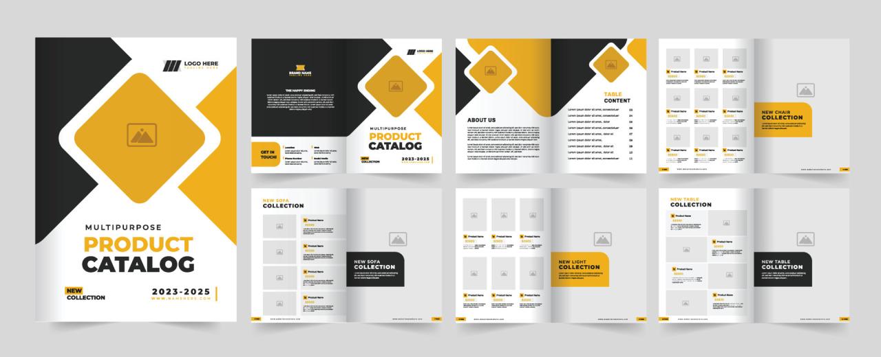 Best product catalog template
