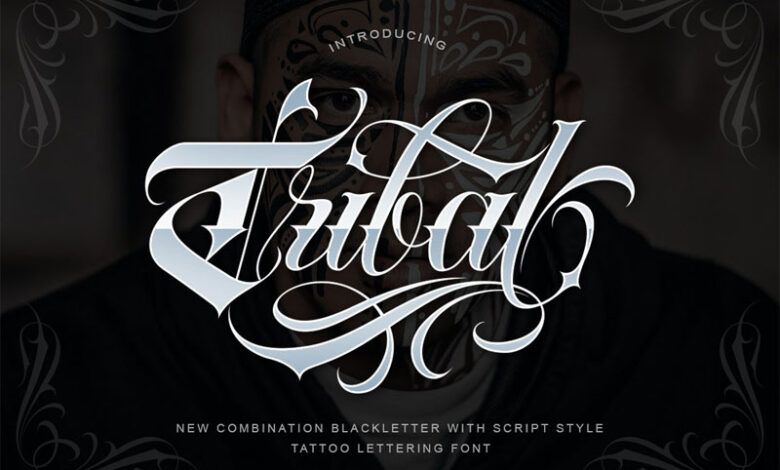 Gangster inked hyperpix typeface