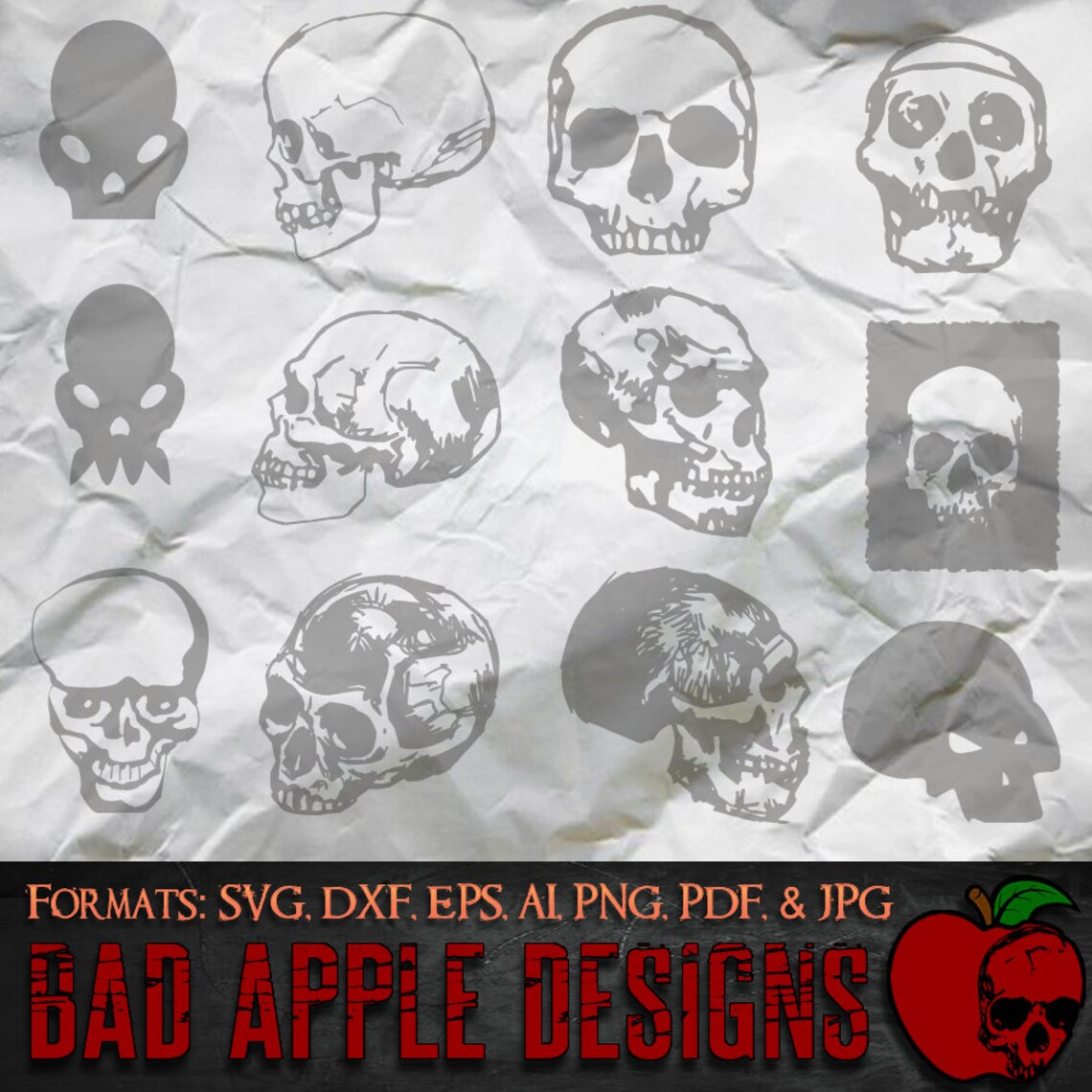 Best skulls svg images
