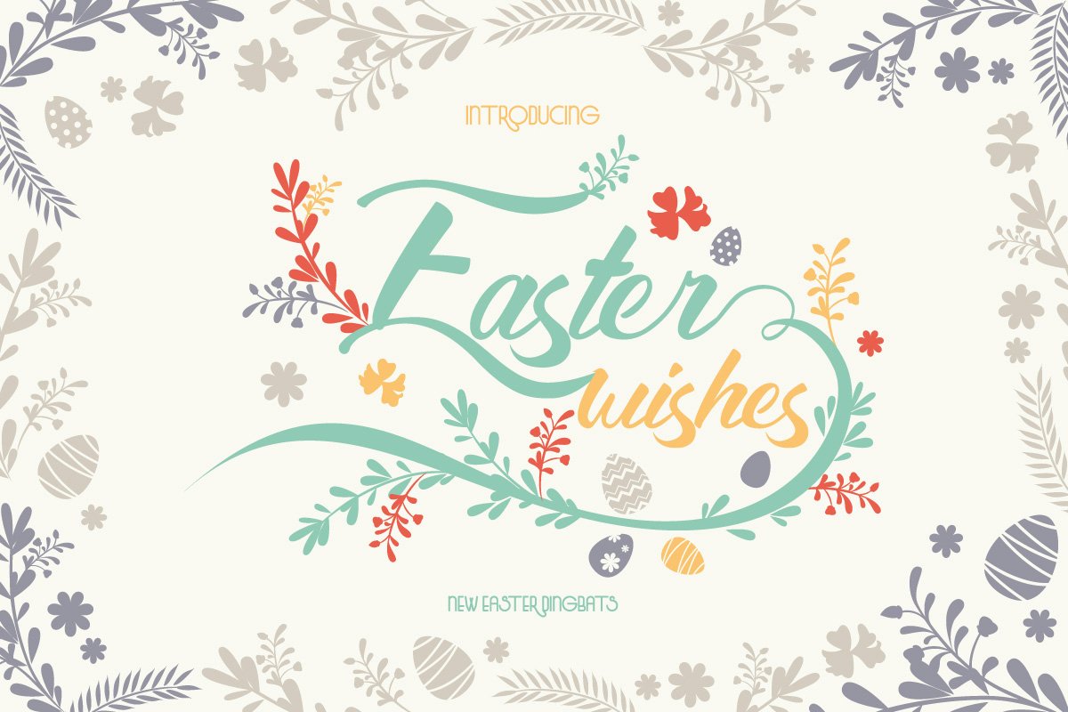 Easter fonts free premium