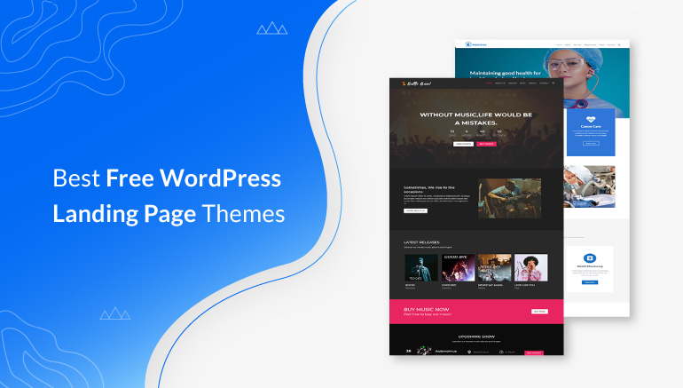 Landing screenr notion simplicity creating Best free landing wordpress themes