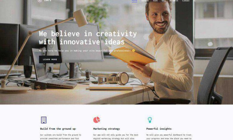Best free landing wordpress themes