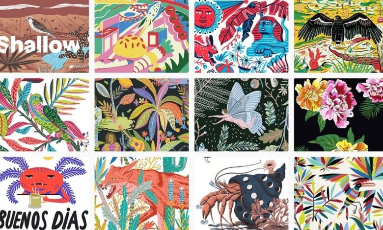 Top 100 illustrators behance