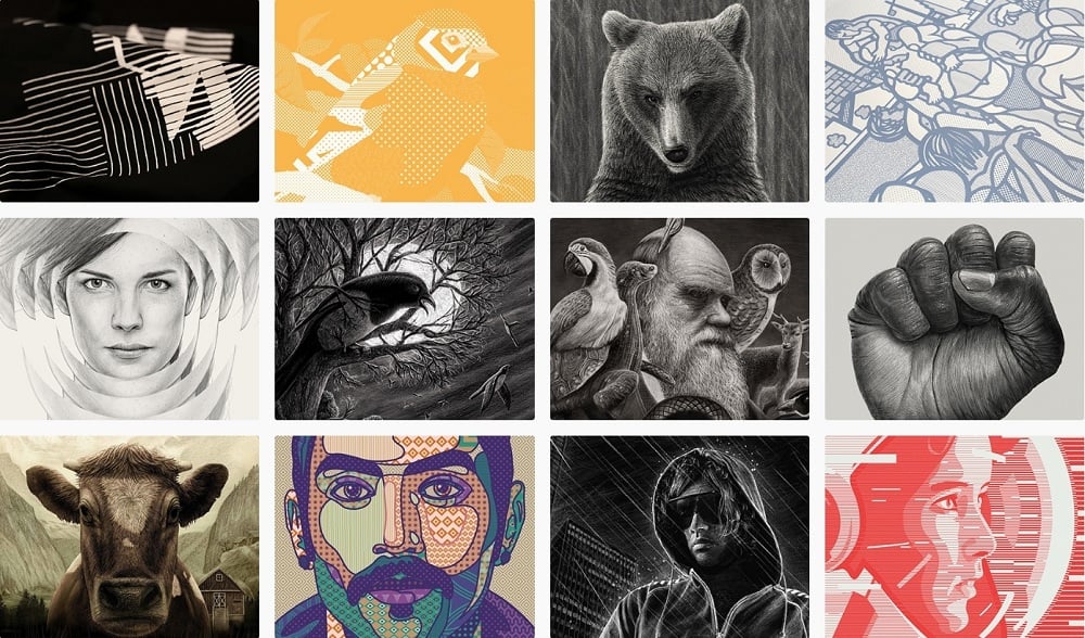 Muti børge illustrators Top 100 illustrators behance
