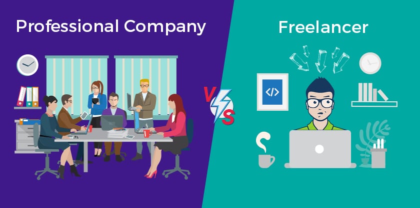 Freelancers should you show up as you or a company