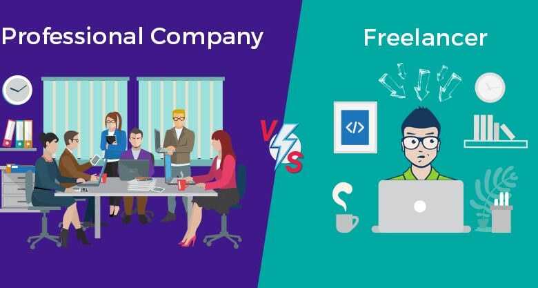 Freelancers should you show up as you or a company