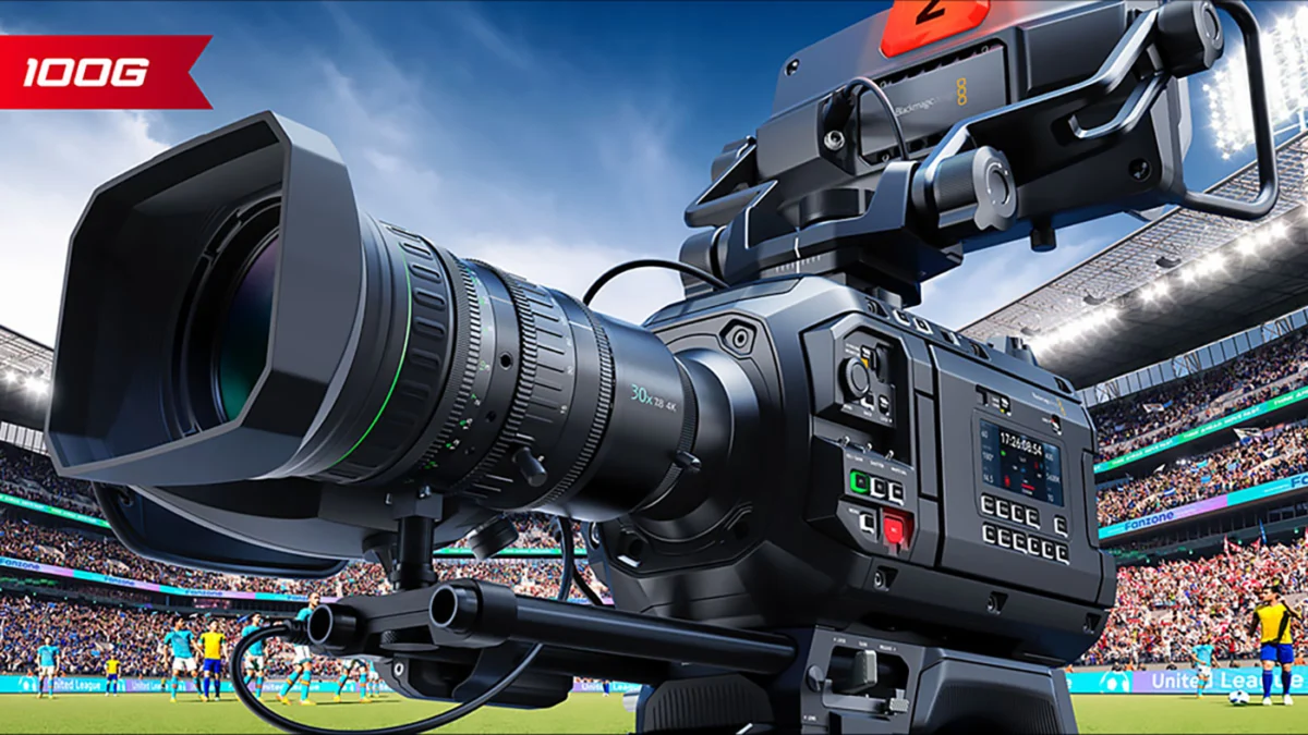 Blackmagic Design Revolutionizes Live Broadcast with URSA Cine 12K LF 100G and SMPTE-2110 Integration