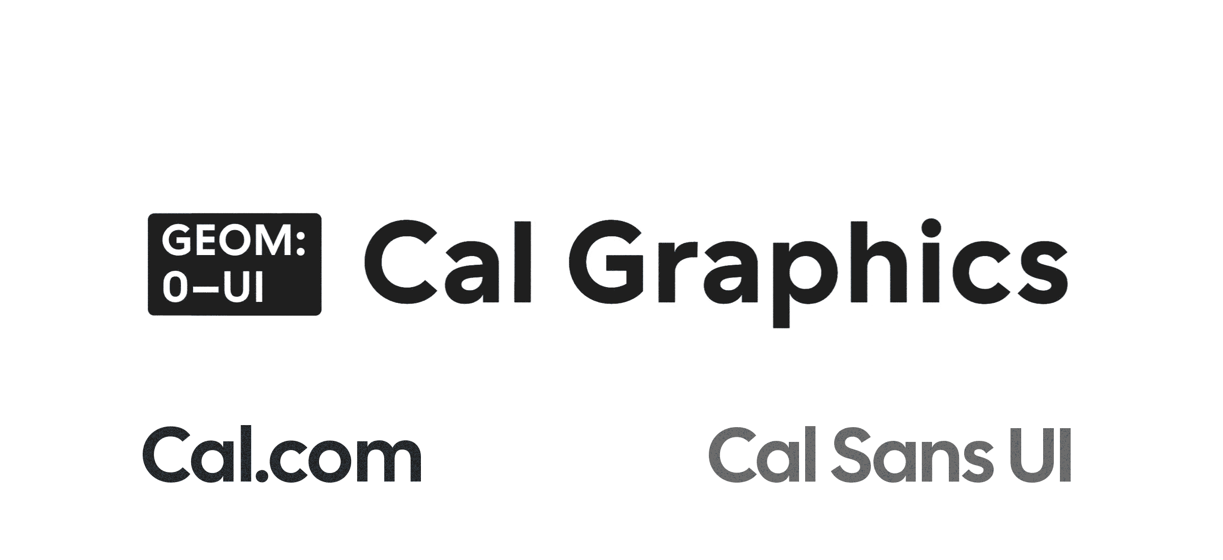 Cal Sans UI Free Font: A Variable Typeface with GEOM Axis