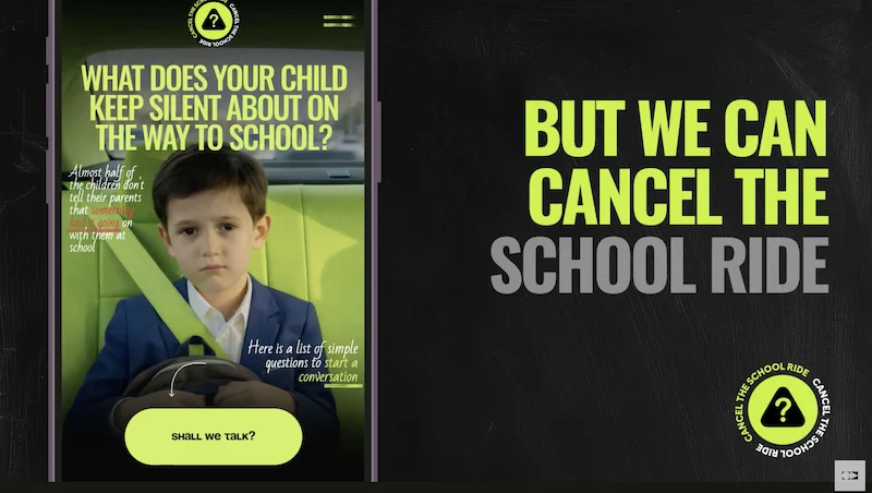 GForce Grey & inlab interrupt inDrive school trip scrolling to help parents tackle bullying