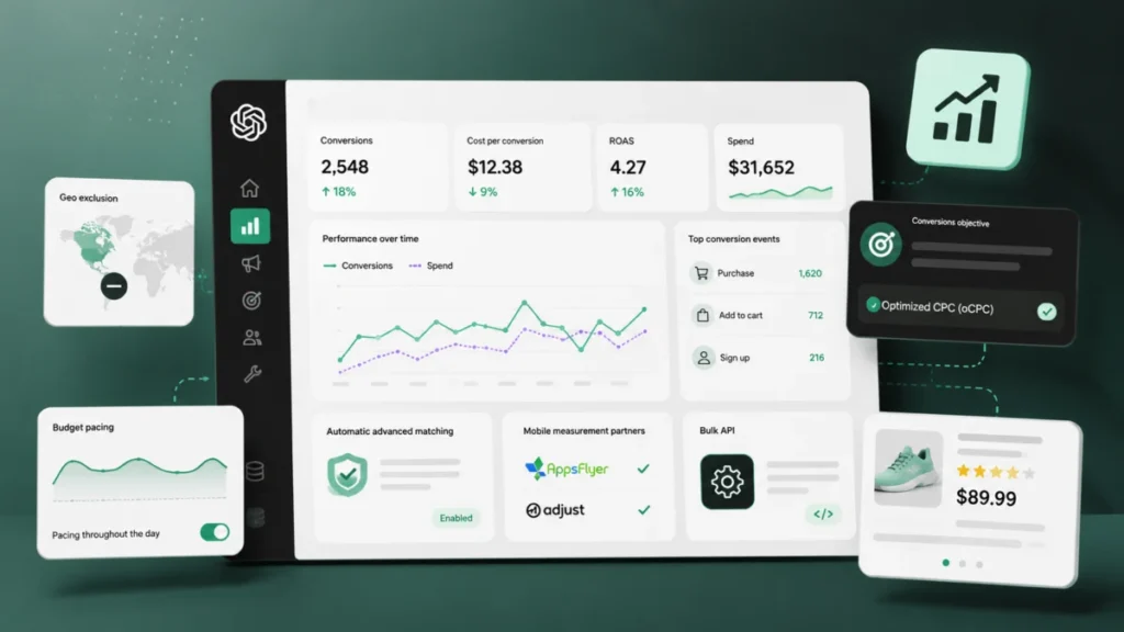 ChatGPT Ads Launches Suite of Advanced Tools for Smart Bidding Measurement and Global Campaign Management
