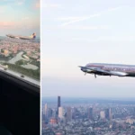 Vintage Wings Over Manhattan Red Bull Aviation Returns Historic DC-6B to American Skies Using Era-Appropriate Bolex Cinematography