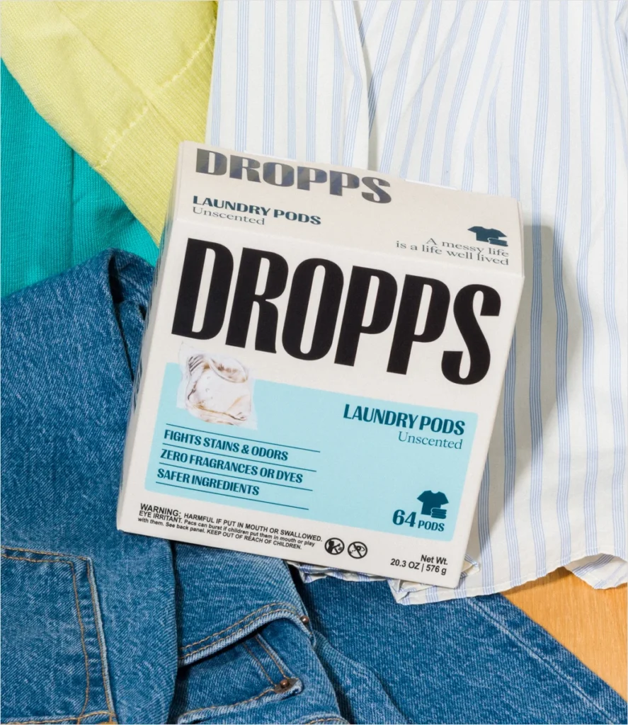 Clean Home Brand Dropps Unveils New Logo and Packaging Design