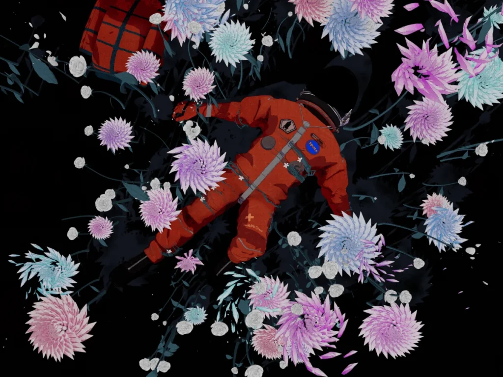 Still From Akira to Ink Wash Building a Generative Garden in WebGPU Demo