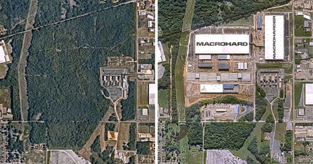 The Silent Landscape of Artificial Intelligence: Satellite Imagery Reveals the Massive Physical Footprint of the Data Center Boom