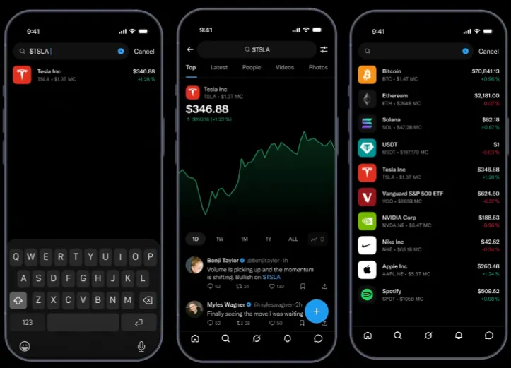 X Advances Elon Musk Vision of an Everything App by Launching In-Stream Stock and Crypto Trading via Cashtag Partner Program